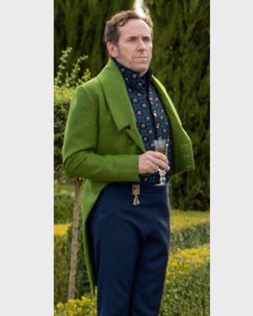 Bridgerton Ben Miller Green Tailcoat