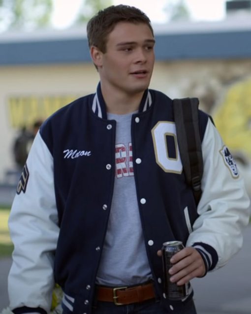 Theres Someone Inside Your House Osborne Letterman Jacket