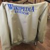 Wikipedia Editor Grey Jacket