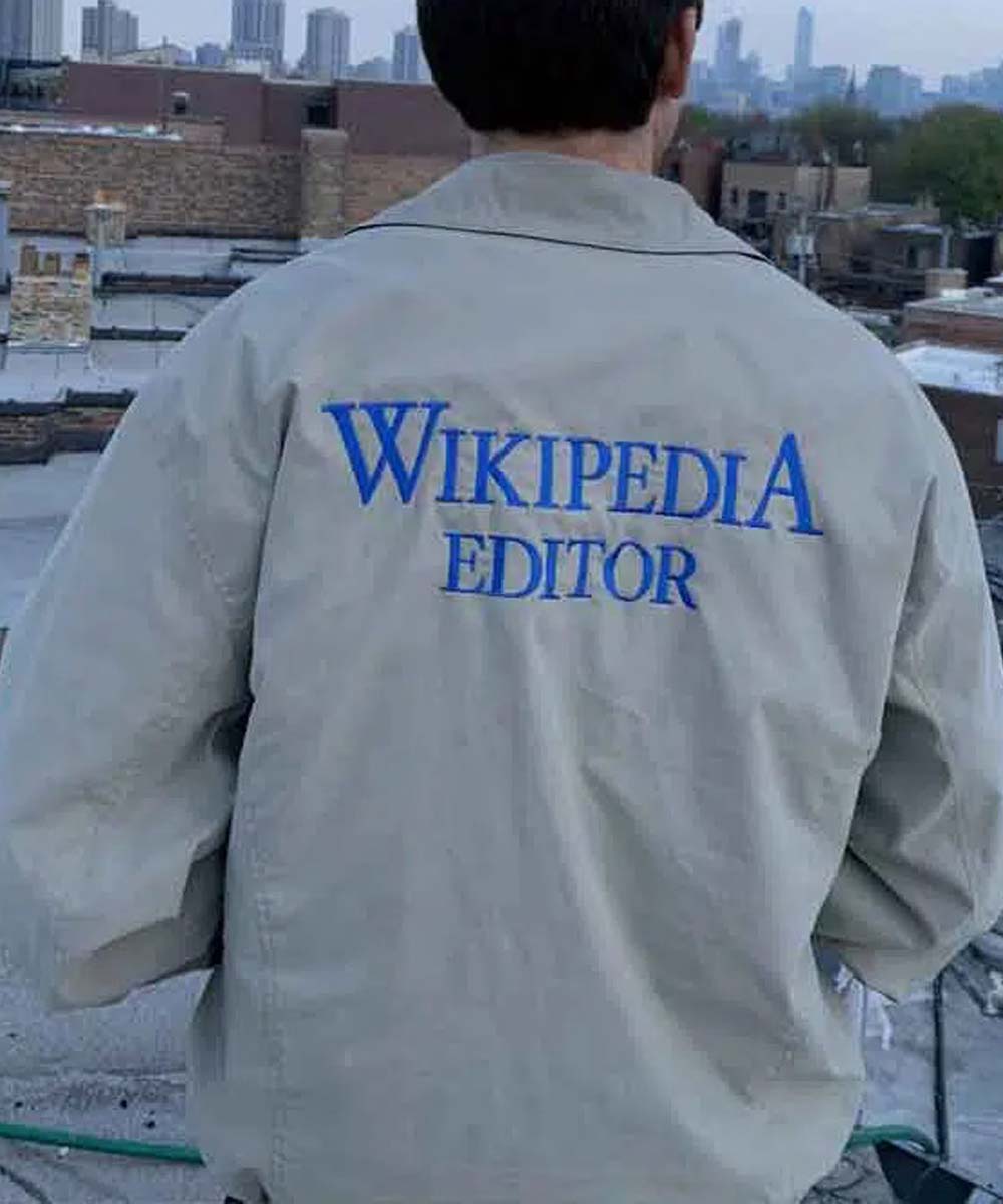 Wikipedia Editor Jacket | Wikipedia Grey Bomber Jacket