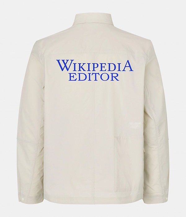 Wikipedia Editor Jacket  Wikipedia Grey Bomber Jacket