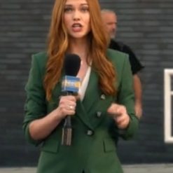 9-1-1 S05 Taylor Kelly Green Double-Breasted Blazer