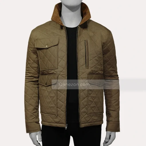 S04 Yellowstone john dutton quilted jacket