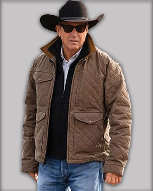 Yellowstone Season 04 Kevin Costner Quilted Jacket