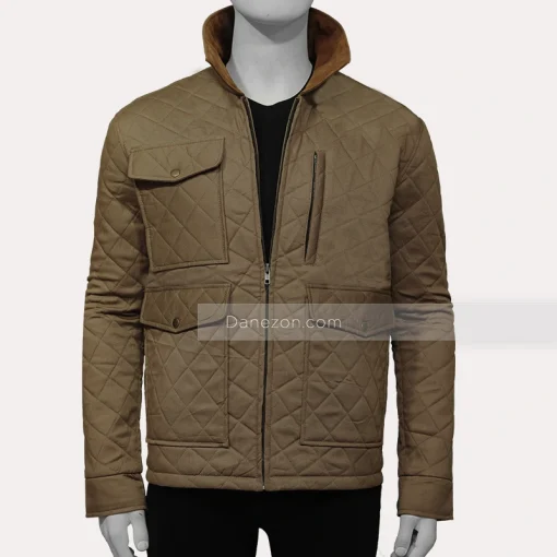 Yellowstone s04 quilted jacket | Yellowstone s04 john dutton quilted jacket