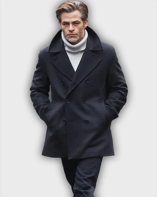 All the Old Knives Chris Pine Peacoat