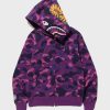 Purple BAPE Hoodie for Sale