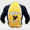 Derek Luke Biker Boyz Yellow Leather Jacket