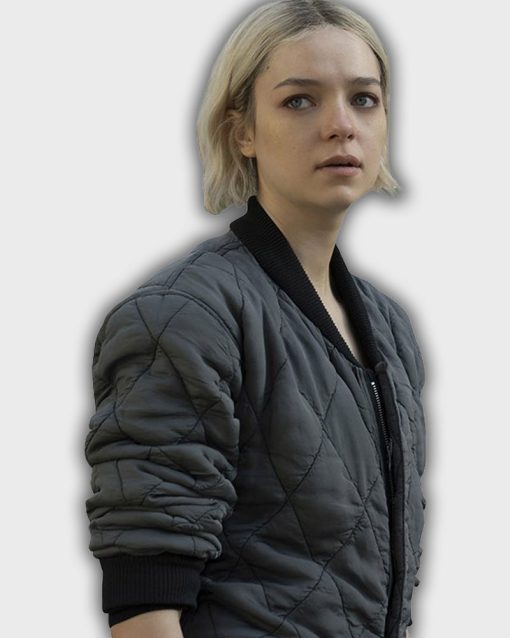 Hanna S03 Esme Creed Miles Quilted Grey Jacket