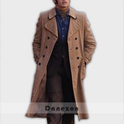 House of Gucci Adam Driver Brown Coat