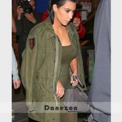 Kim Kardashian Green Cotton Jacket