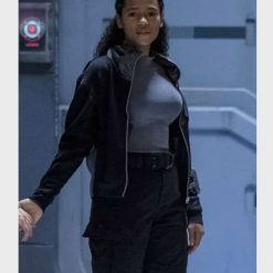 Lost in Space Taylor Russell Black Jacket