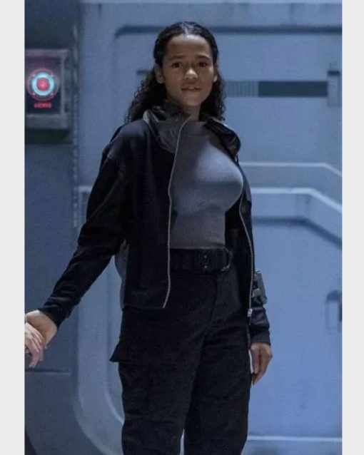 Lost in Space Taylor Russell Black Jacket