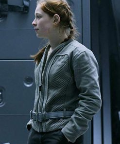 Lost In Space Mina Sundwall Grey Jacket