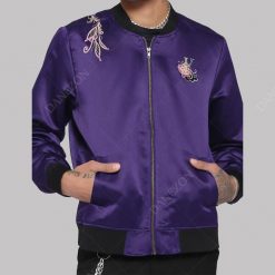 Eternals Kingo Purple Bomber Jacket