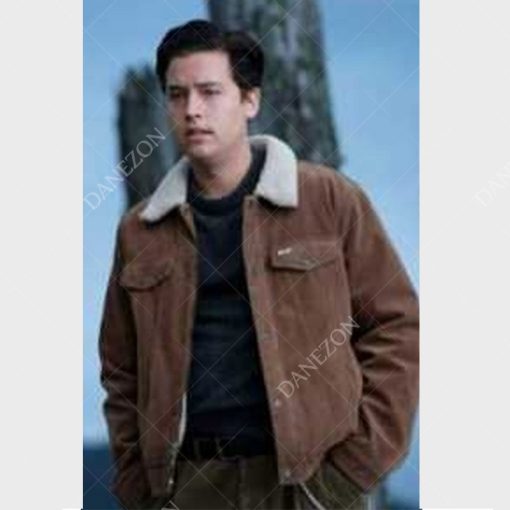 Riverdale S06 Cole Sprouse Brown Suede Jacket