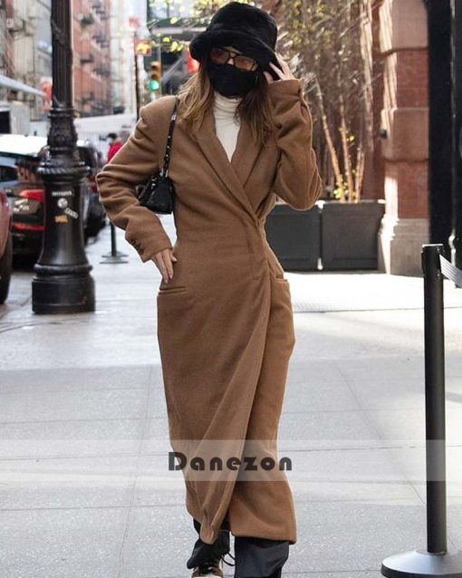Kendall Jenner Trench Brown Coat