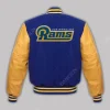 Los Angeles Rams Blue Varsity Jacket