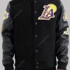 Los Angeles Lakers Varsity Black Jacket