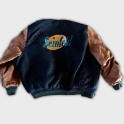 Seinfeld Bomber Jacket Leather Sleeves for Sale