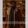 Station Eleven Jeevan Chaudhary Brown Shearling Jacket