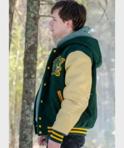 Harrison Morgan Green Varsity Jacket