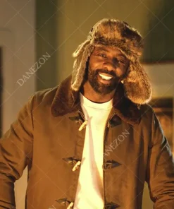 Idris Elba Super Bowl Suede Jacket