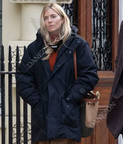 Anatomy of a Scandal Sophie Whitehouse Black Puffer Jacket
