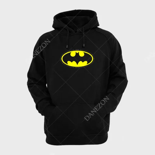 Batman Classic Logo Black Hoodie