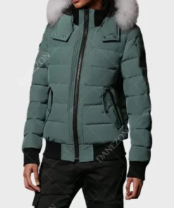 Chicago PD S09 Hailey Upton Teal Puffer Jacket
