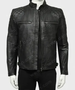 David Beckham Clearance Sale Leather Jacket