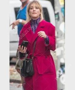 The Flight Attendant S02 Cassie Bowden Pink Trench Coat