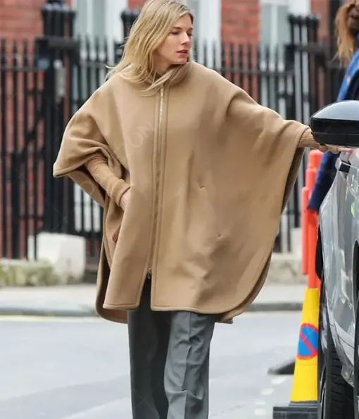 Anatomy Of A Scandal Sienna Miller Poncho