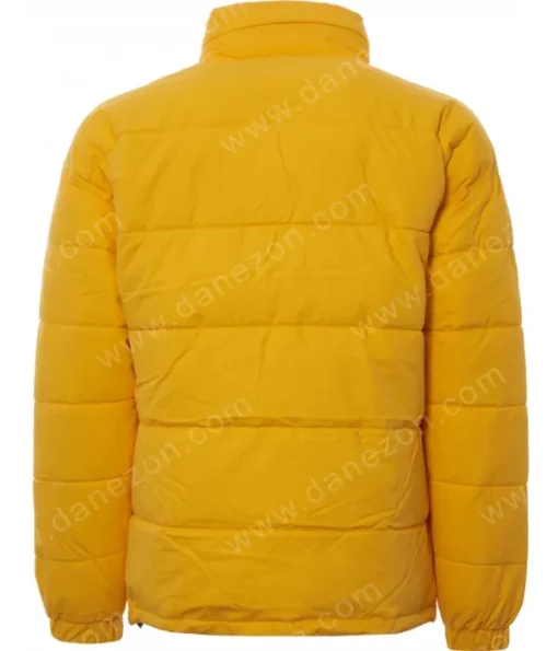 Mens Yellow light weight Puffer Jacket - Danezon