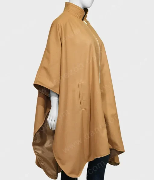 Sienna Miller Anatomy Of A Scandal Brown Poncho