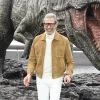 Jurassic World Dominion Ian Malcolm Suede Leather Jacket