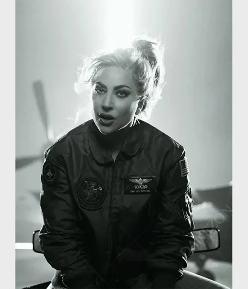 Top Gun 2 Lady Gaga Green Flight Jacket