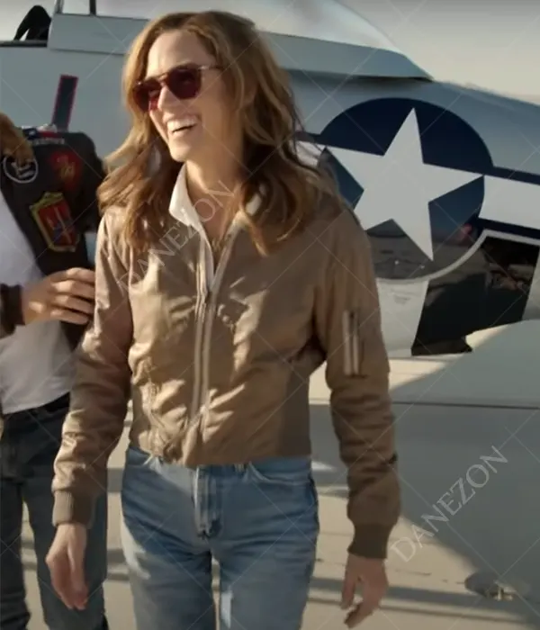 Jennifer Connelly Top Gun Maverick Penny Benjamin Brown Jacket