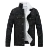Black Sherpa Denim Jacket