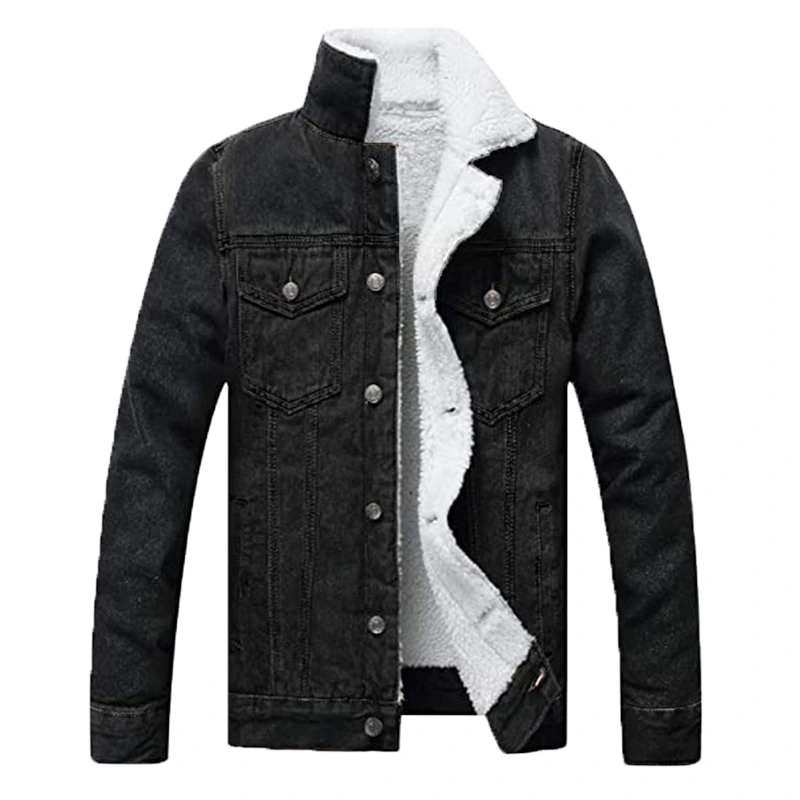 Men's Sherpa Lined Denim Jacket | Orton Brothers Clothing