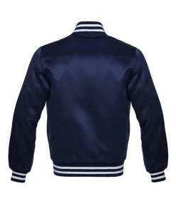 Men's Blue Bomber Varsity Jacket