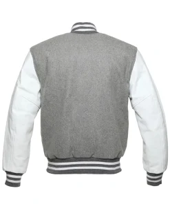 Grey Varsity Jacket