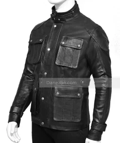 Jacob Four Pocket Mens Leather Jacket