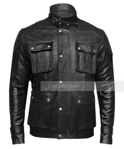 Four Pocket Jacob Leather Jacket