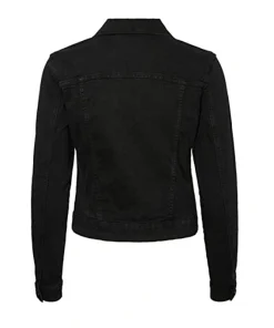 Black Denim Lisa Shirt Style jacket