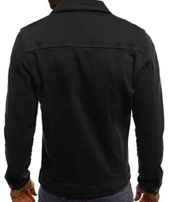 Black Denim Jacket for Mens Outfits