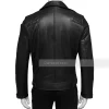 Black Quilted Mens Motorcycle Jacket