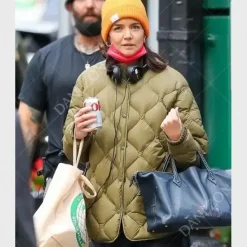 Katie Holmes Rare Objects Puffer Jacket