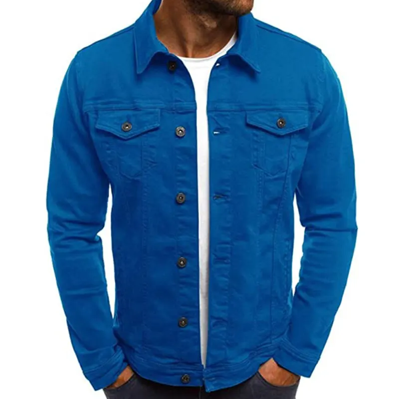 LifeHe Men Denim Jacket With Hoodie With Patches India | Ubuy