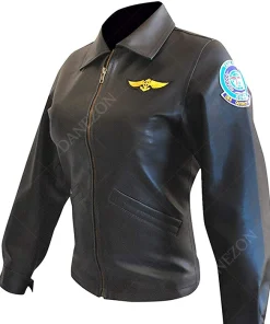 Top Gun Pilot Charlie Leather Jacket